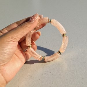 Resin Bracelets - Peach