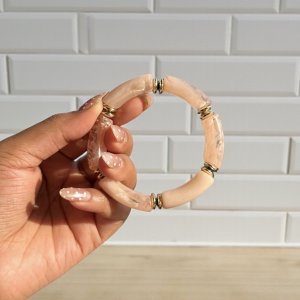 Resin Bracelet - Beige